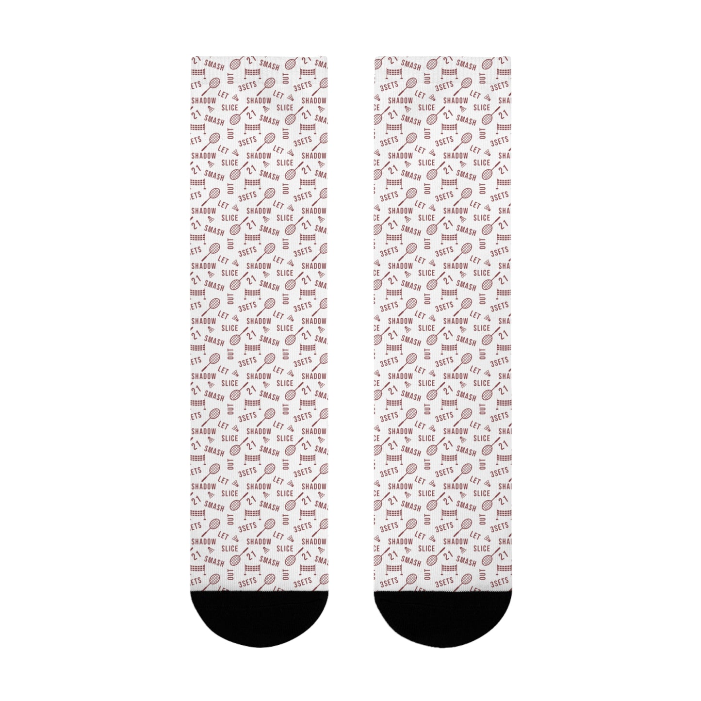 Unisex Mid-Calf Badminton Socks – Style & Comfort