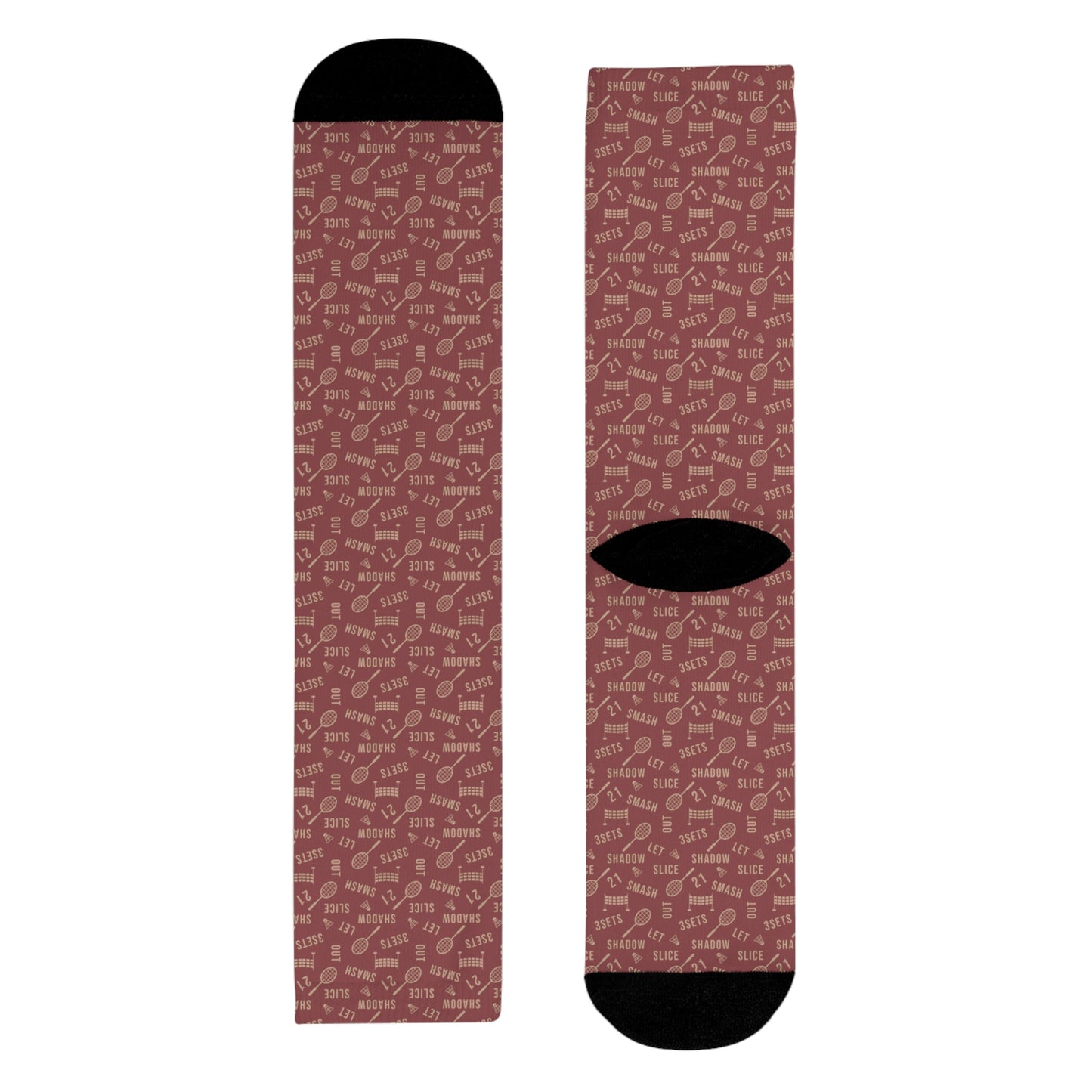 Unisex Mid-Calf Badminton Socks – Style & Comfort