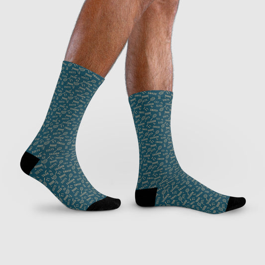 Unisex Mid-Calf Badminton Socks – Style & Comfort