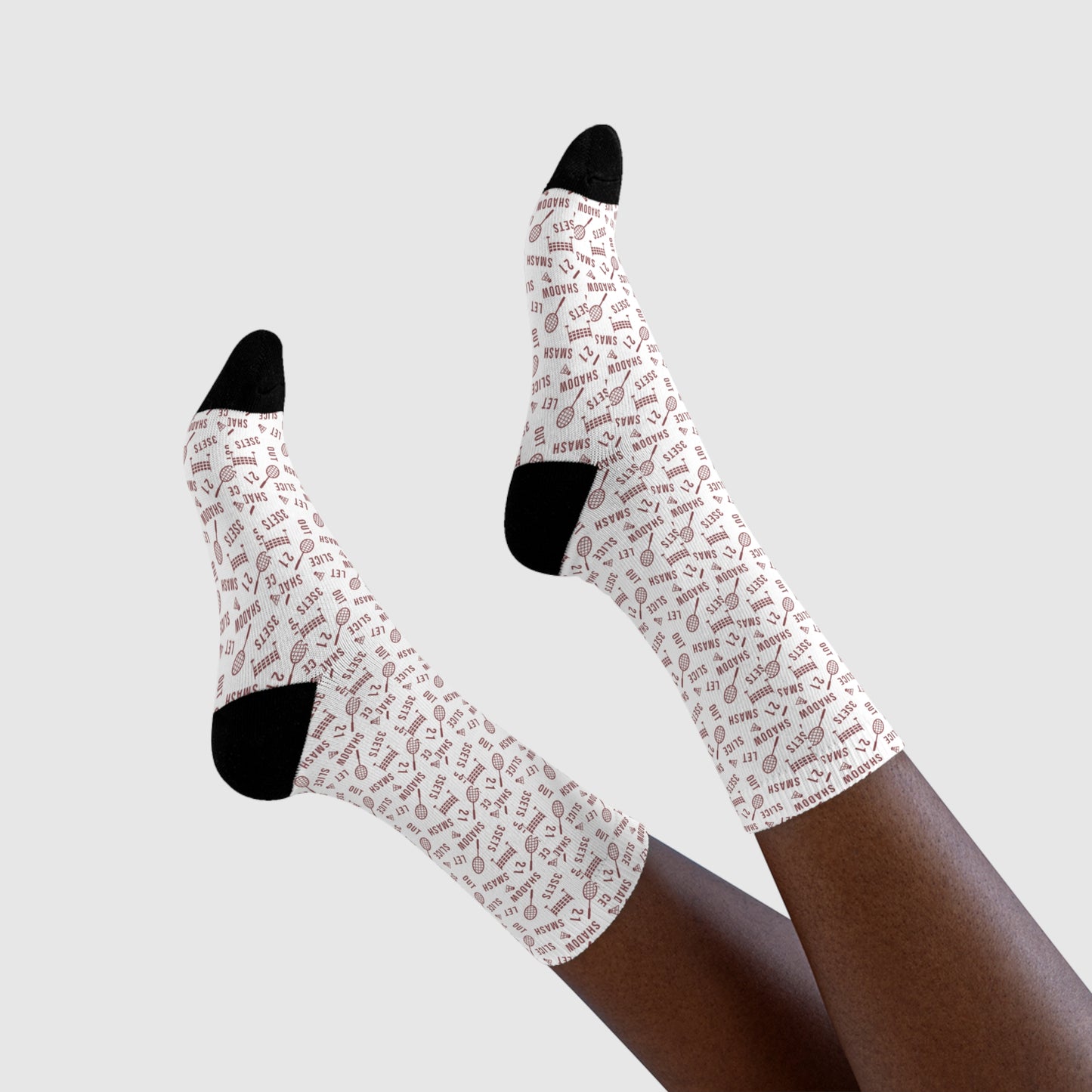 Unisex Mid-Calf Badminton Socks – Style & Comfort