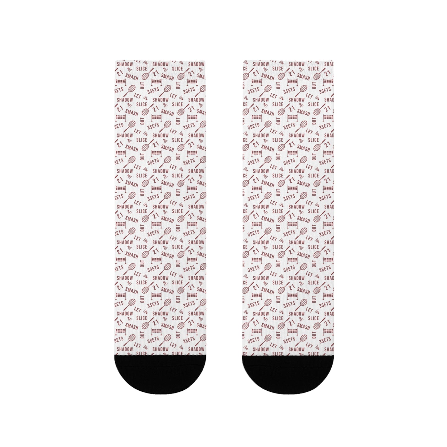 Unisex Mid-Calf Badminton Socks – Style & Comfort