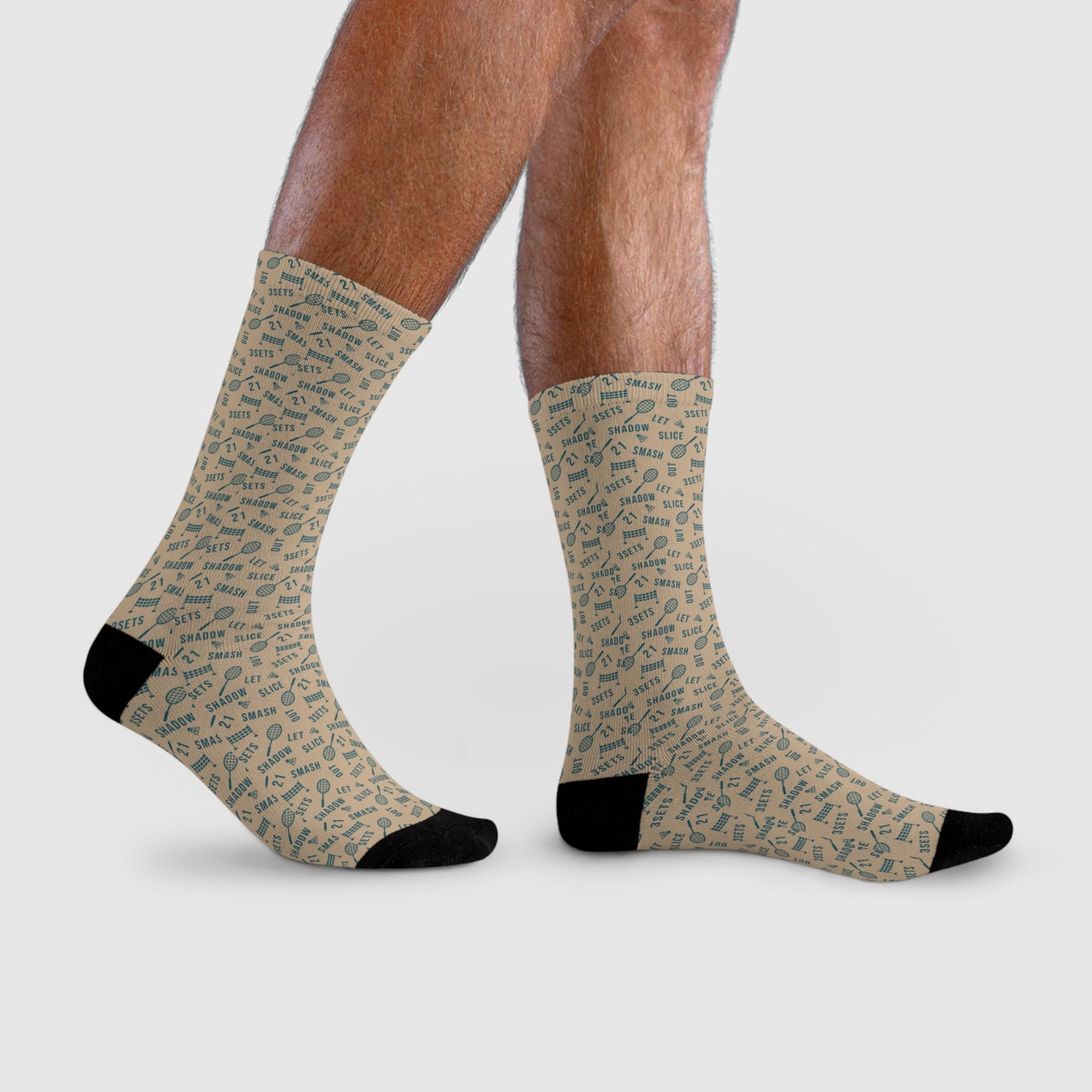 Unisex Mid-Calf Badminton Socks – Style & Comfort