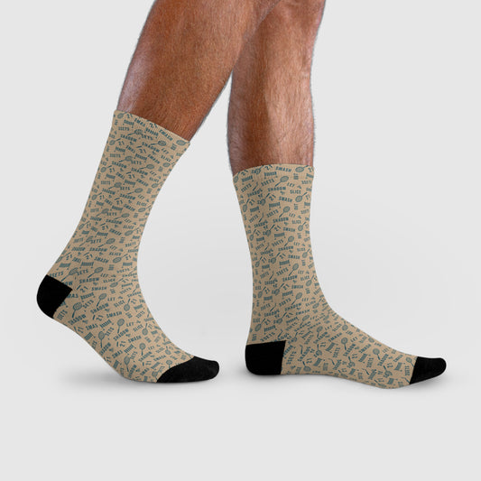 Unisex Mid-Calf Badminton Socks – Style & Comfort